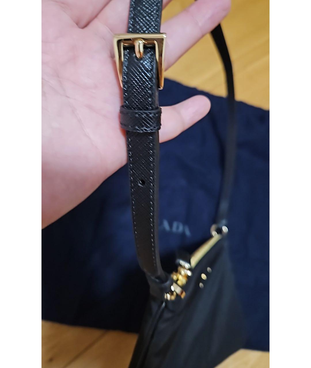 PRADA Черная сумка через плечо, фото 7