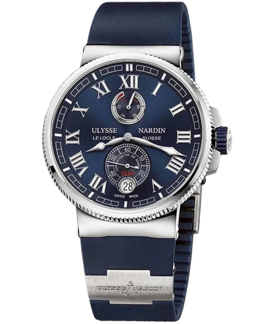 Ulysse Nardin Темно-синие часы, фото 8