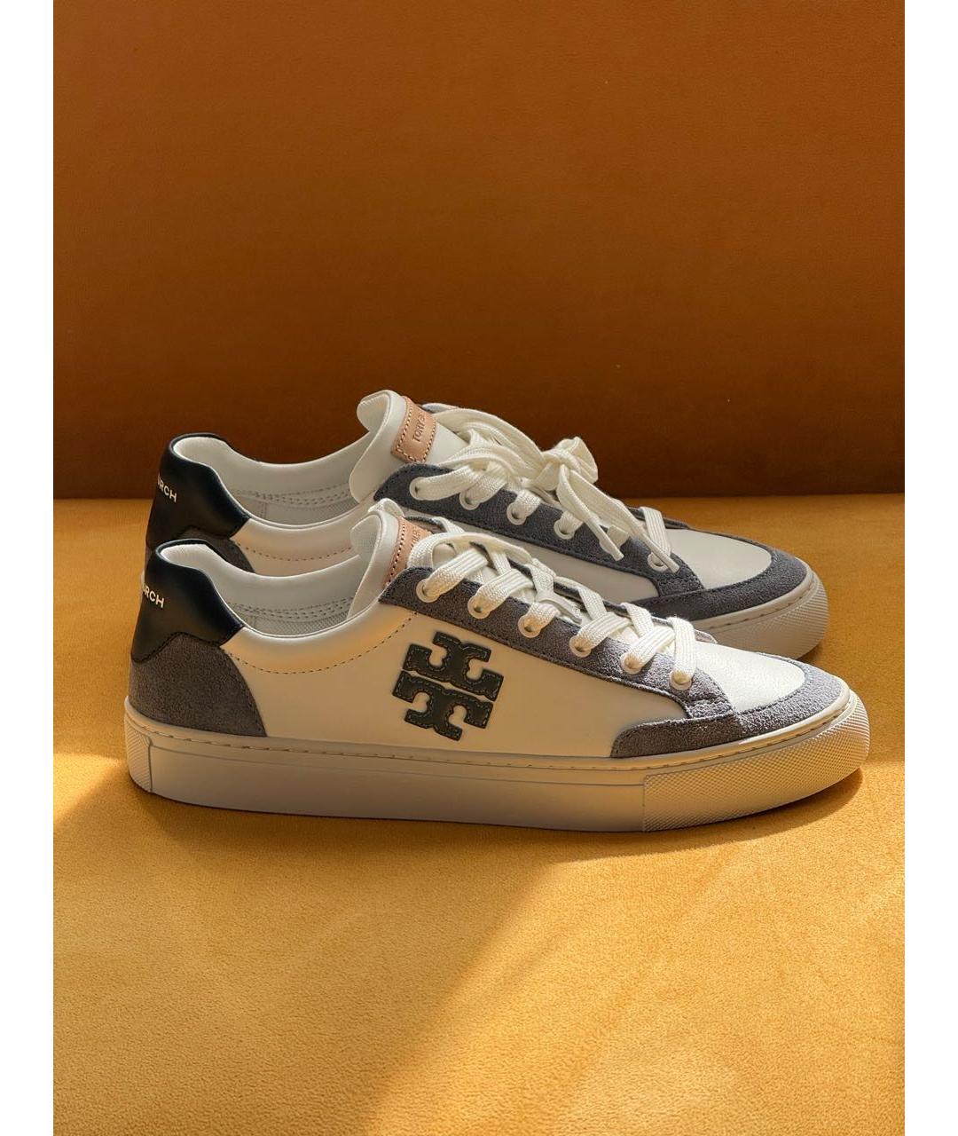 TORY BURCH Белые кожаные кеды, фото 9