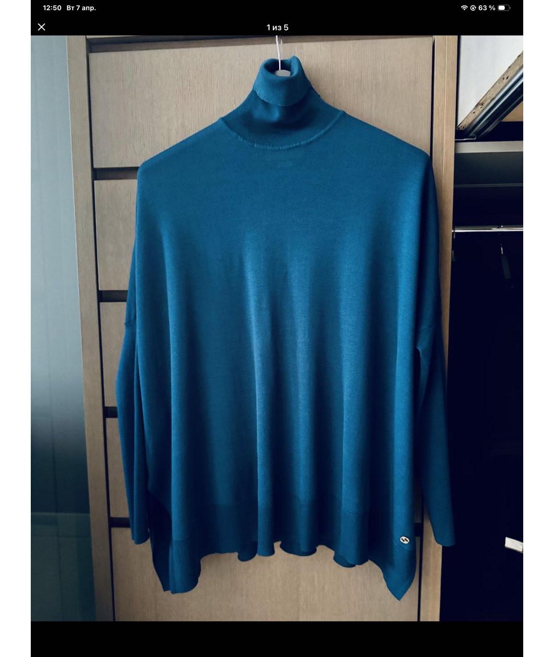 GUCCI Зеленый шерстяной джемпер / свитер, фото 6