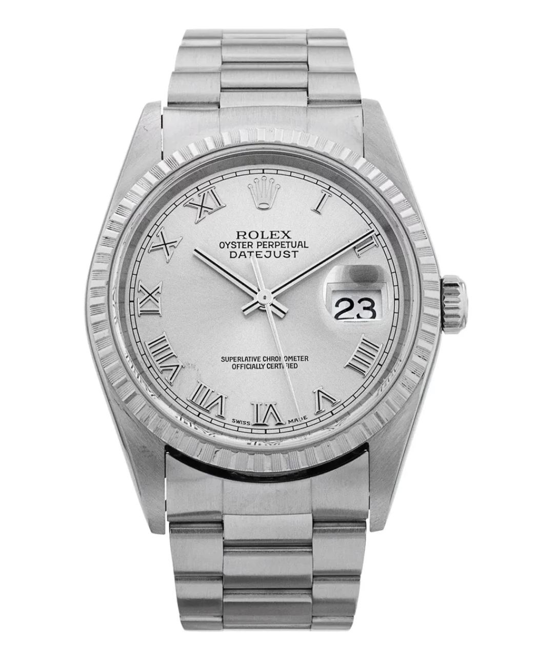 ROLEX Серебряные часы, фото 9