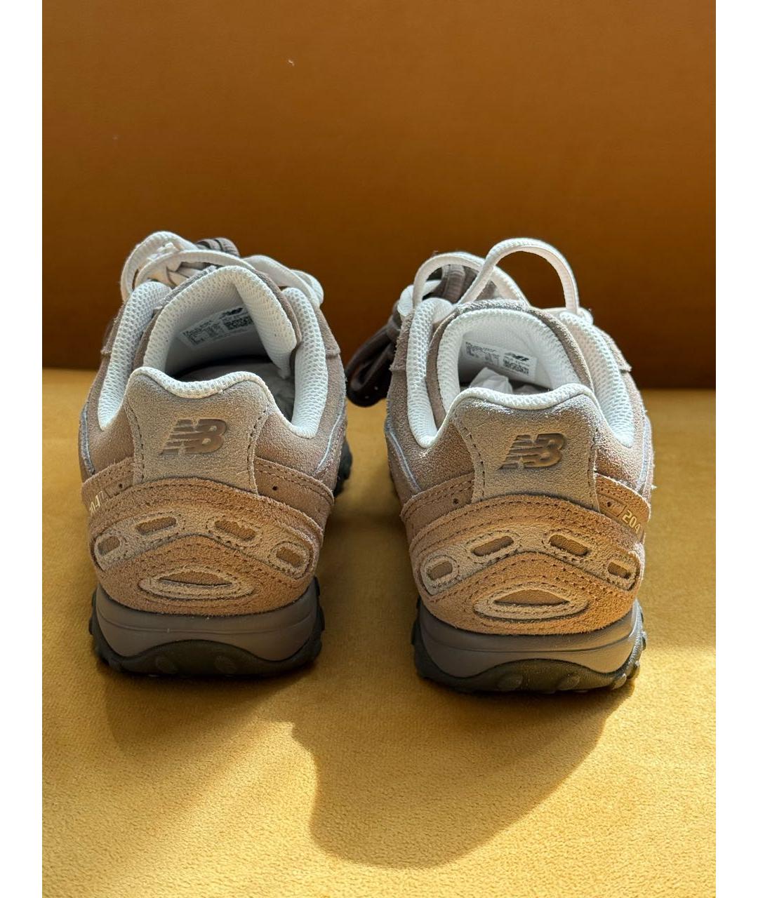 NEW BALANCE Коричневые замшевые кроссовки, фото 4