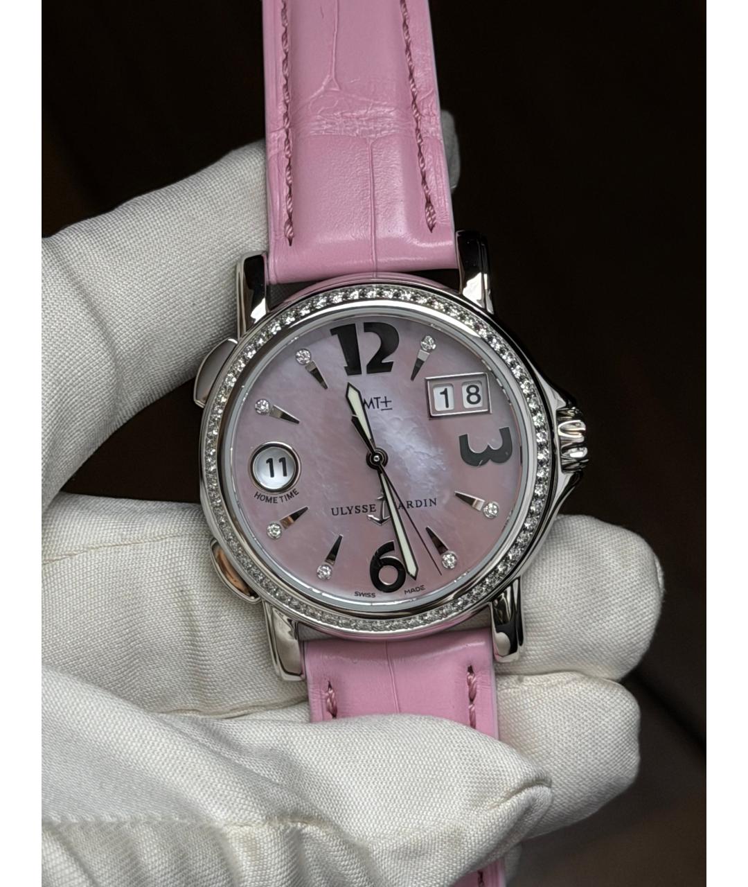 Ulysse Nardin Розовые часы, фото 2