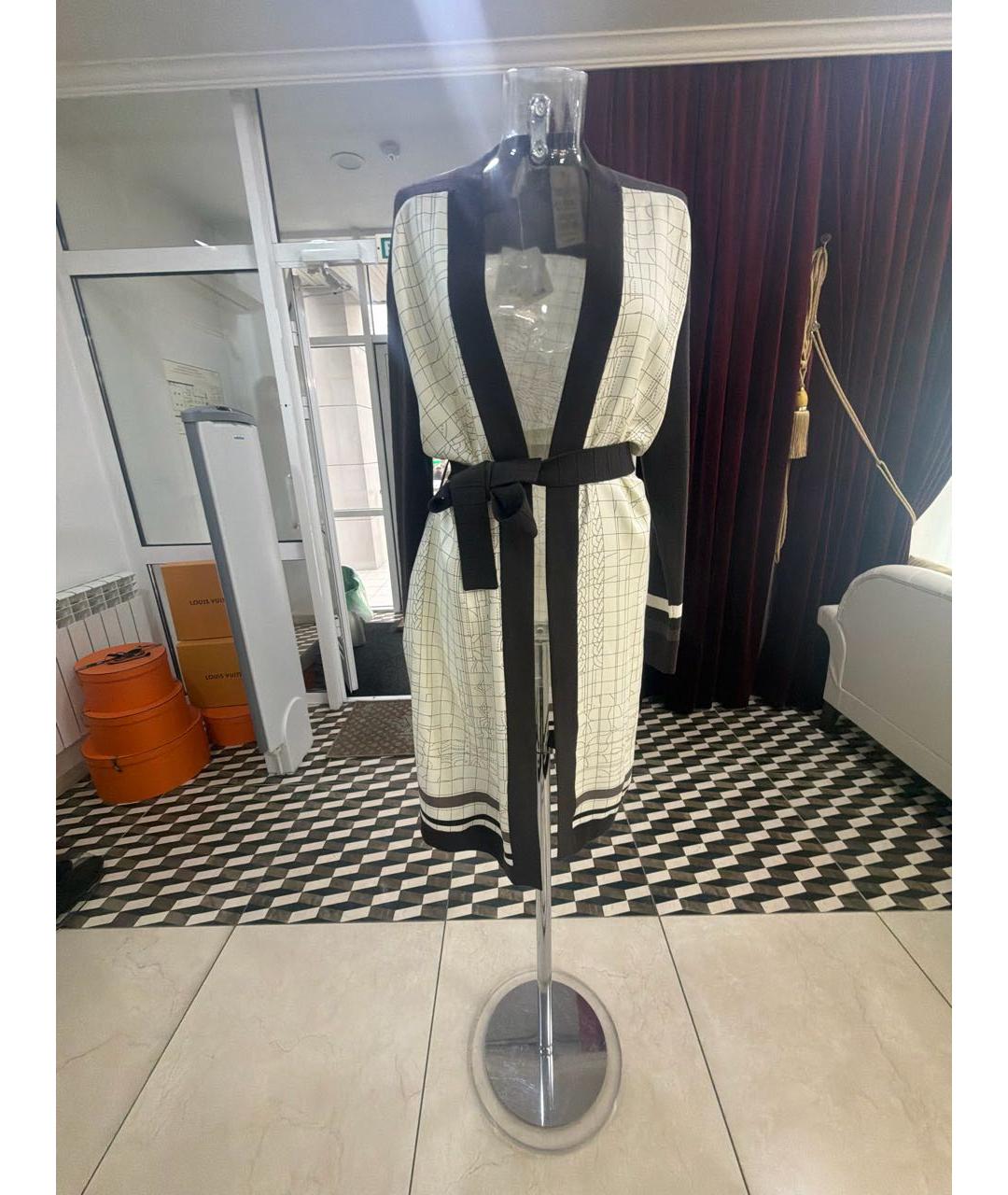 HERMES Мульти шелковый кардиган, фото 2