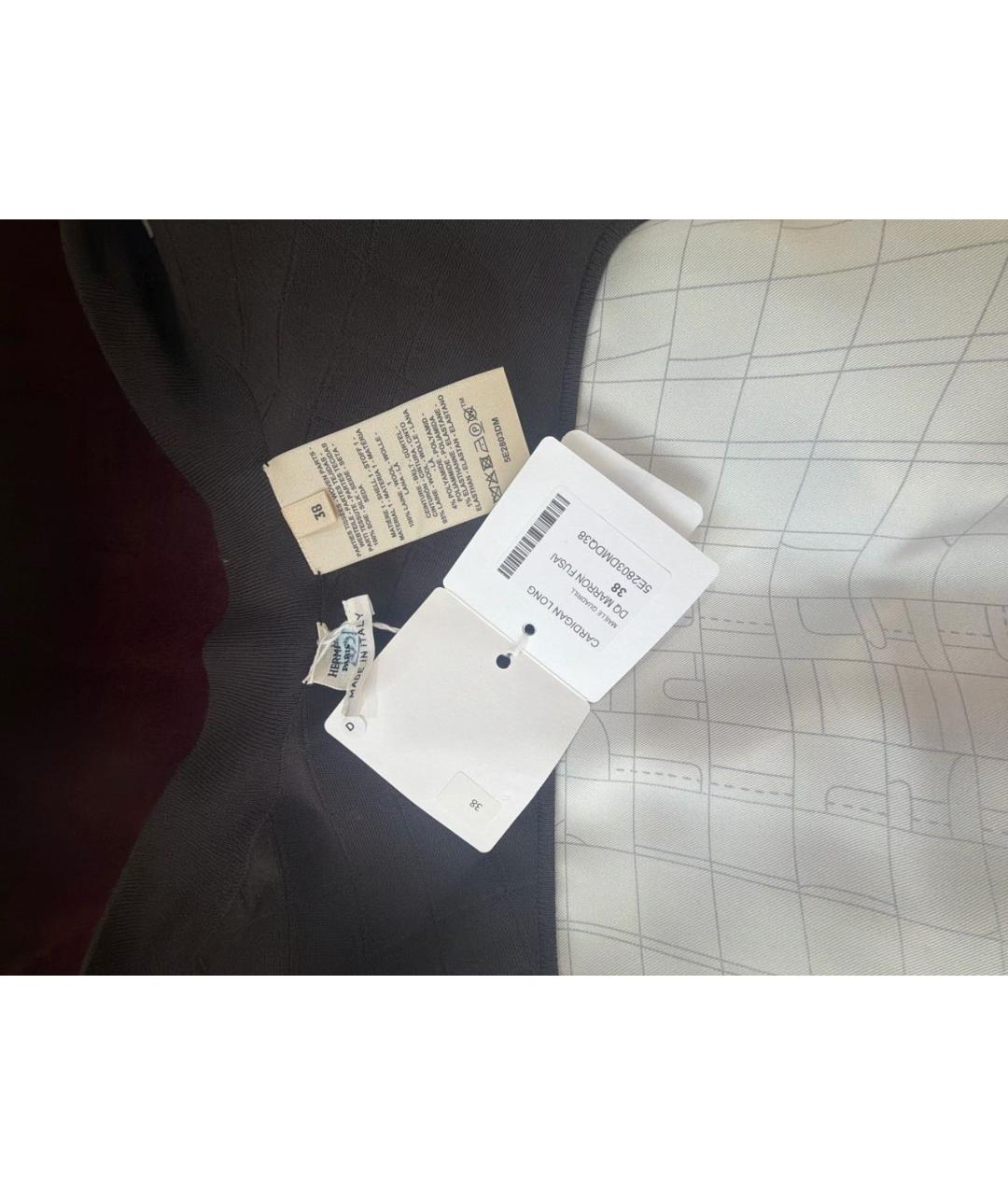 HERMES Мульти шелковый кардиган, фото 4