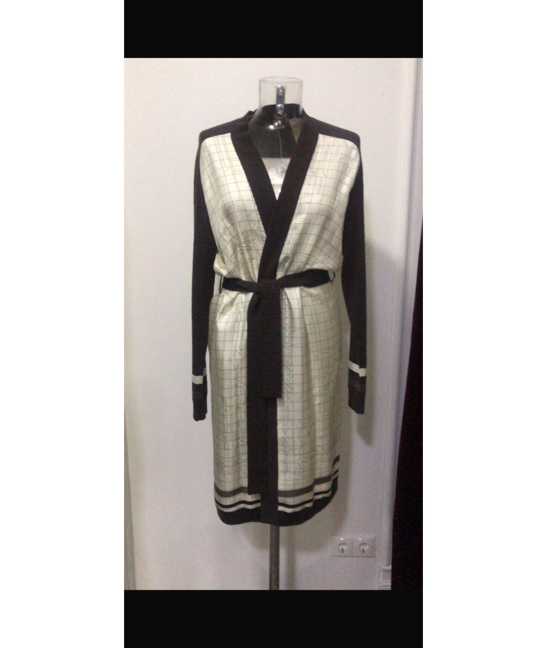 HERMES Мульти шелковый кардиган, фото 8