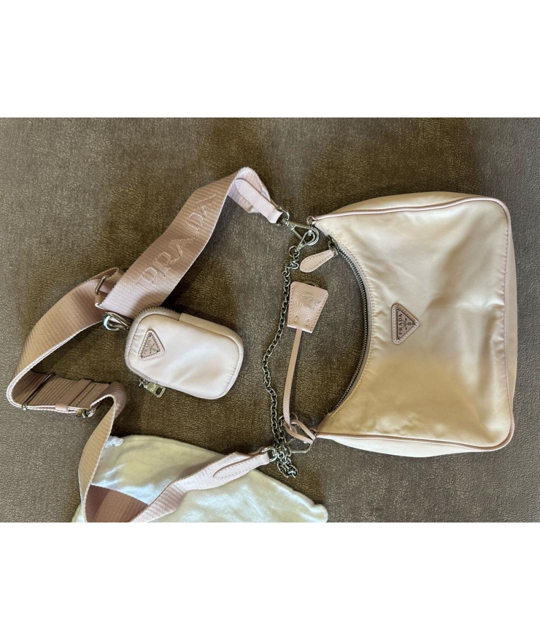 PRADA Розовая сумка через плечо, фото 8