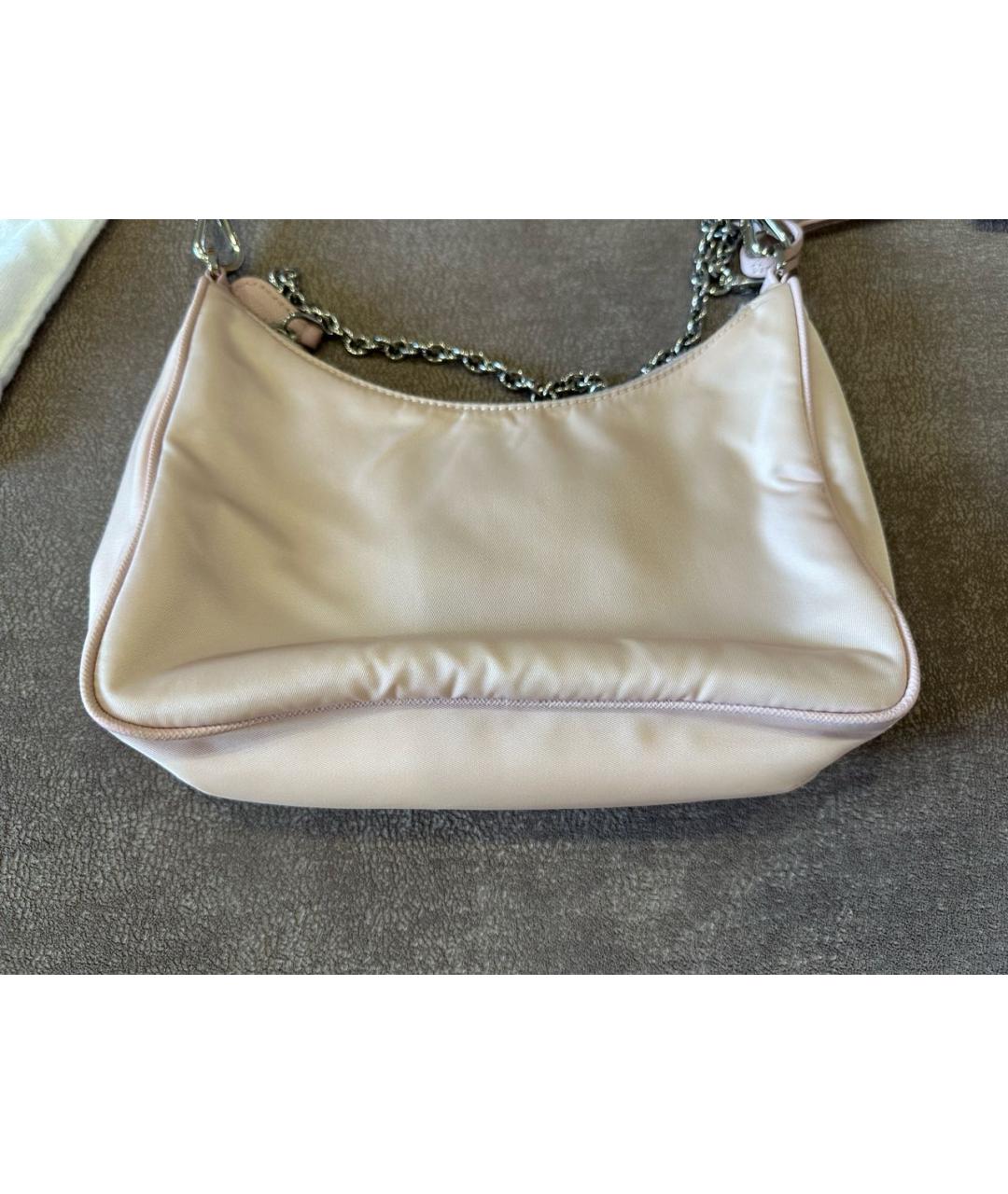 PRADA Розовая сумка через плечо, фото 6