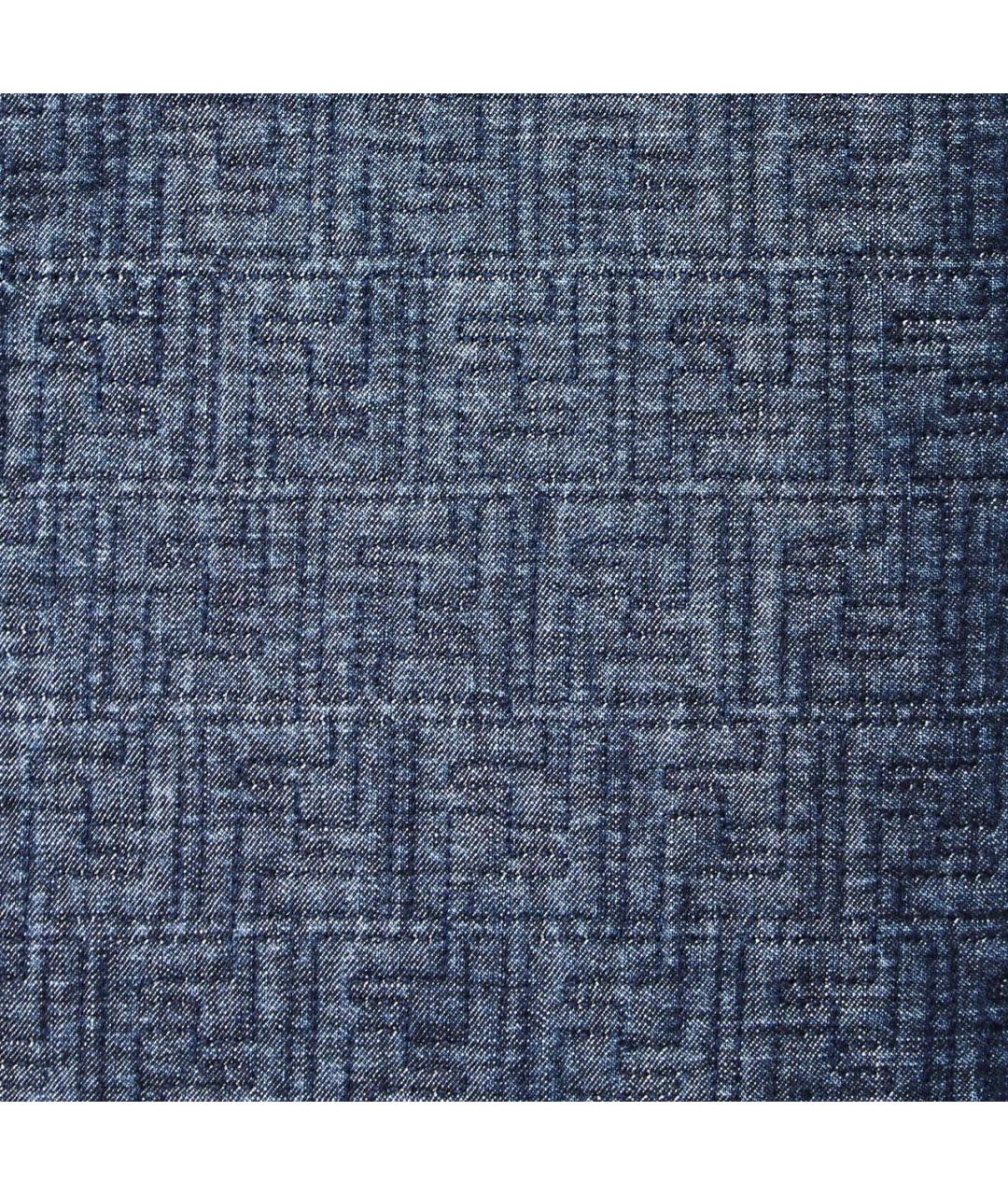 FENDI Темно-синяя хлопковая куртка, фото 3