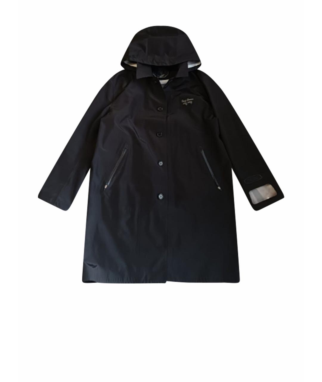 UNDERCOVER Антрацитовый полиэстеровый тренч/плащ, фото 1