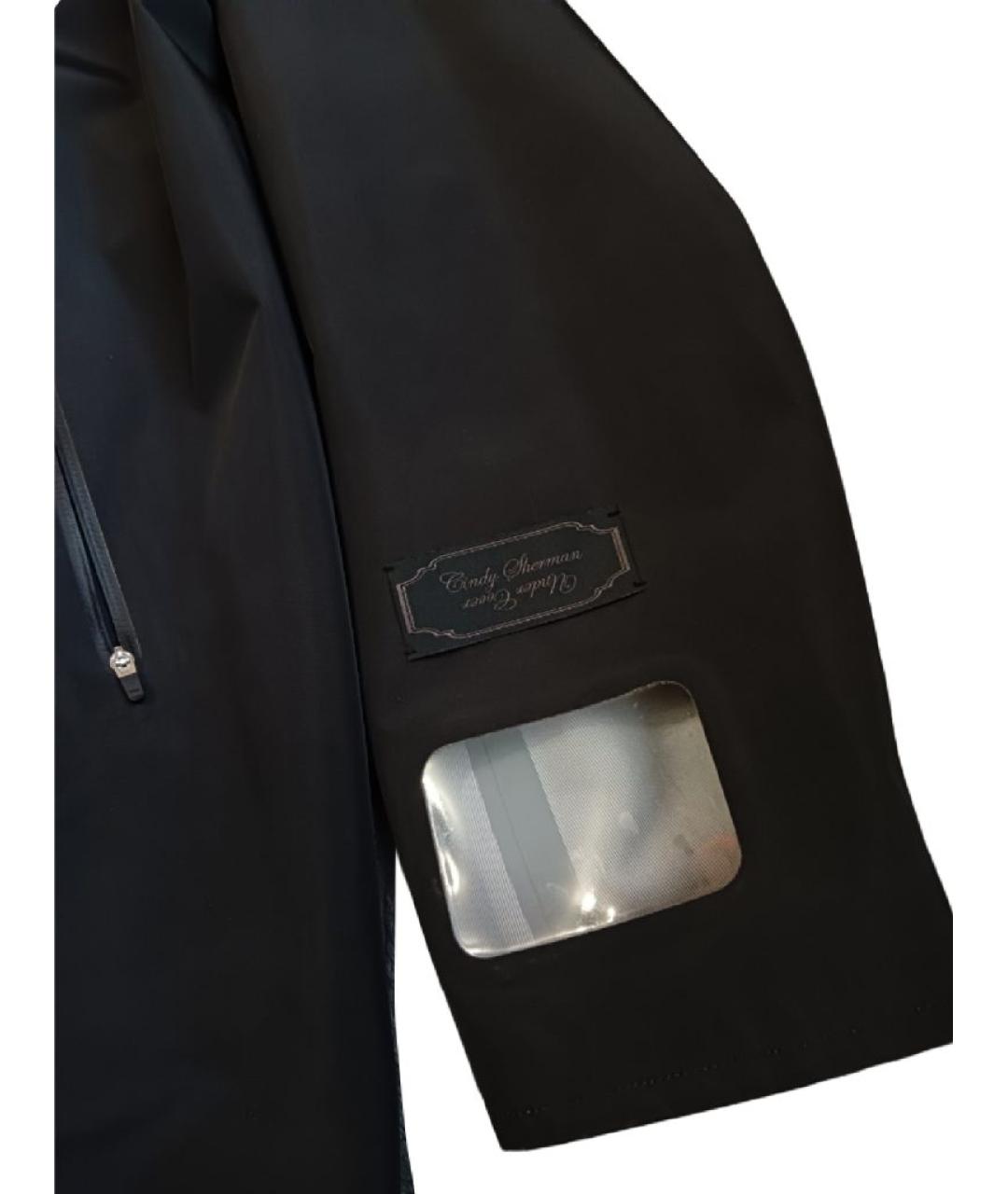 UNDERCOVER Антрацитовый полиэстеровый тренч/плащ, фото 4