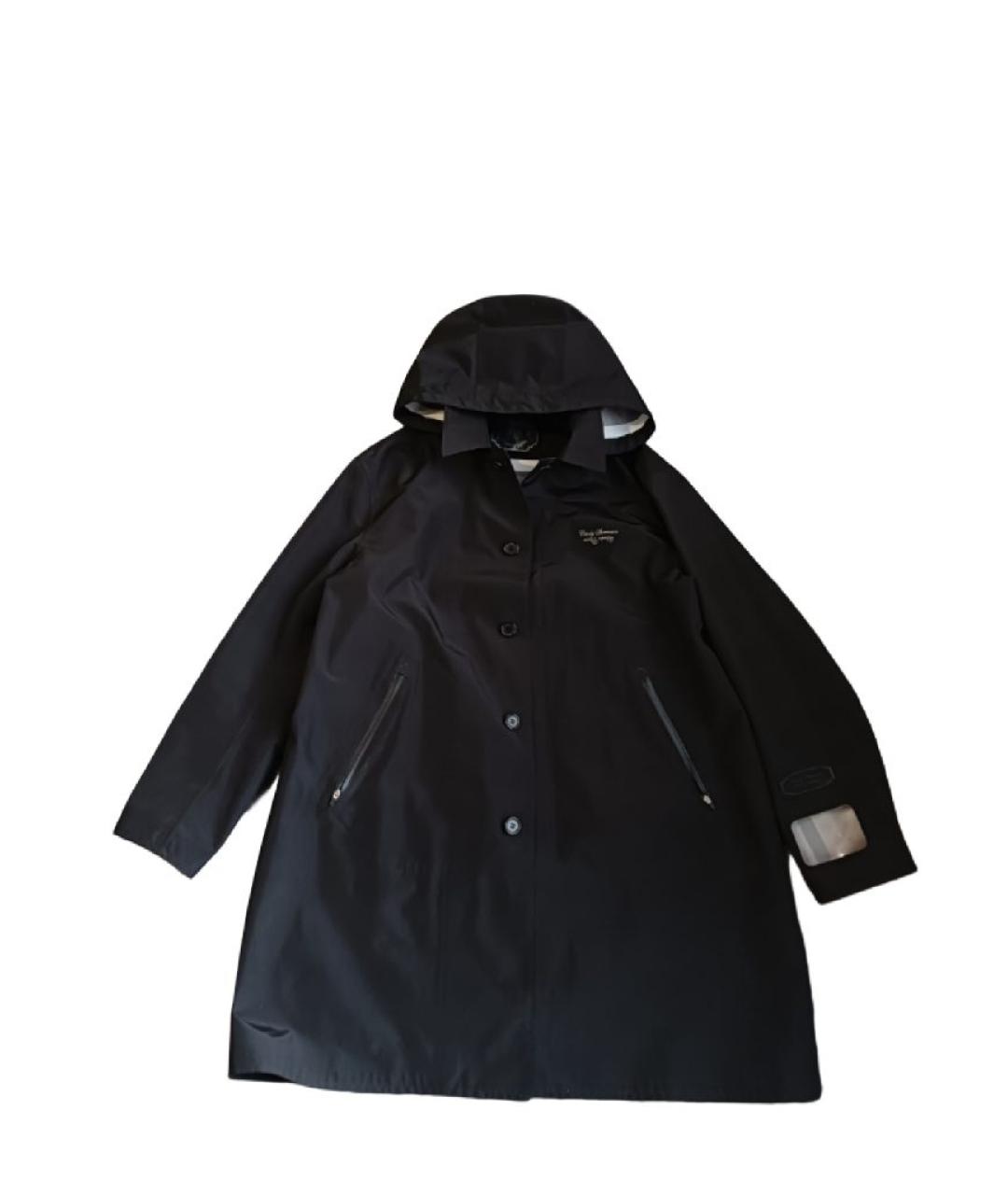 UNDERCOVER Антрацитовый полиэстеровый тренч/плащ, фото 10