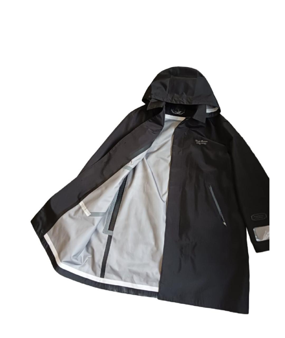 UNDERCOVER Антрацитовый полиэстеровый тренч/плащ, фото 3