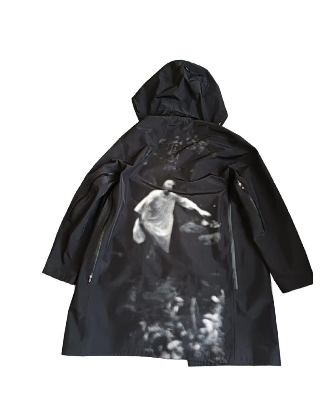 UNDERCOVER Антрацитовый полиэстеровый тренч/плащ, фото 2