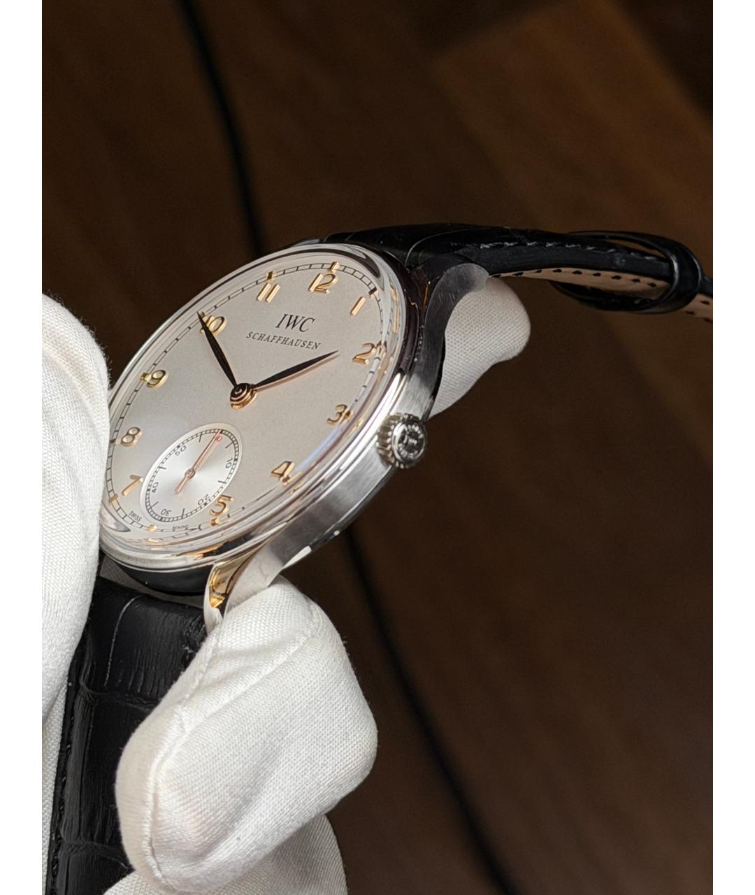 IWC Белые часы, фото 4