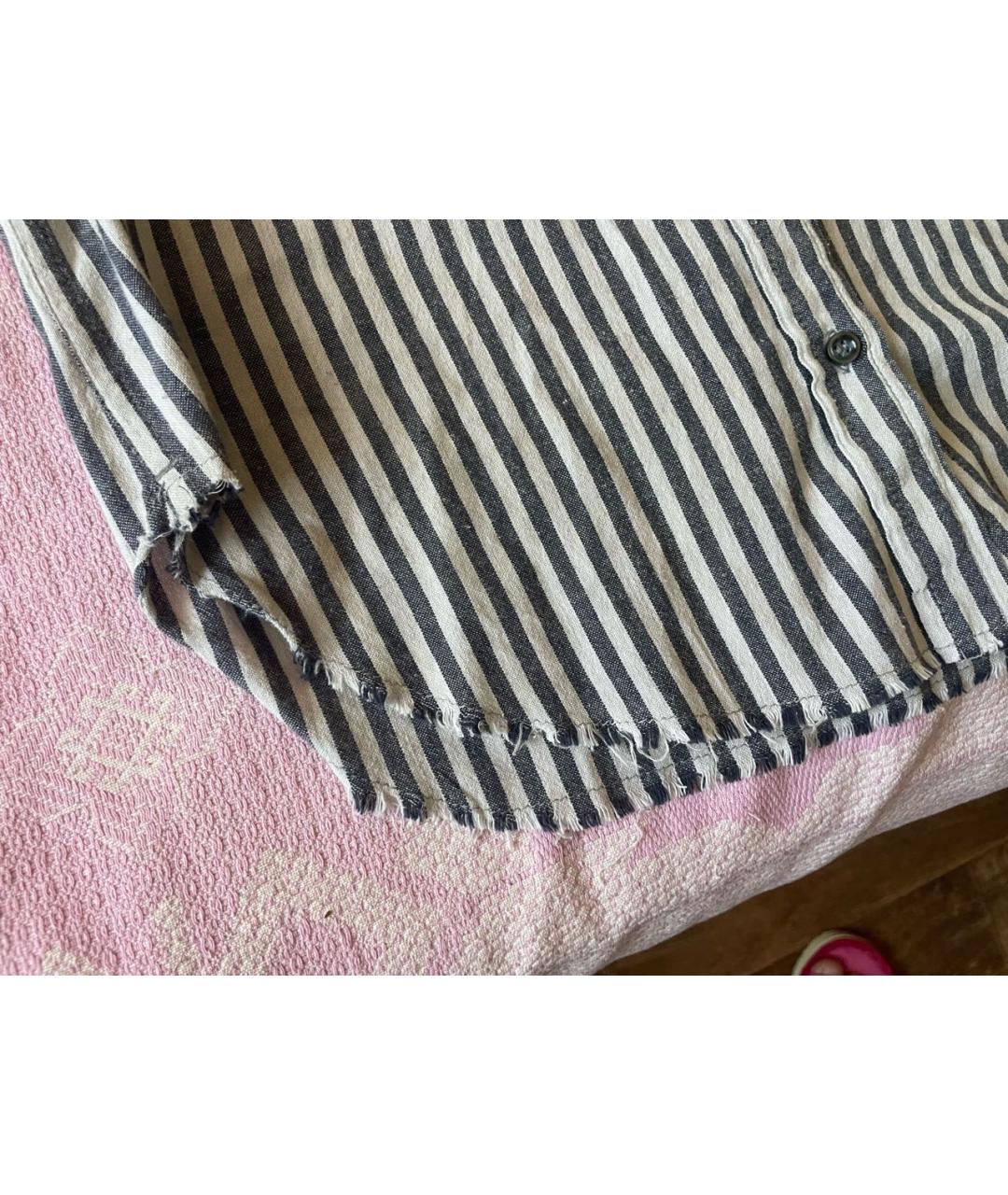 ISABEL MARANT ETOILE Серая хлопковая рубашка, фото 4