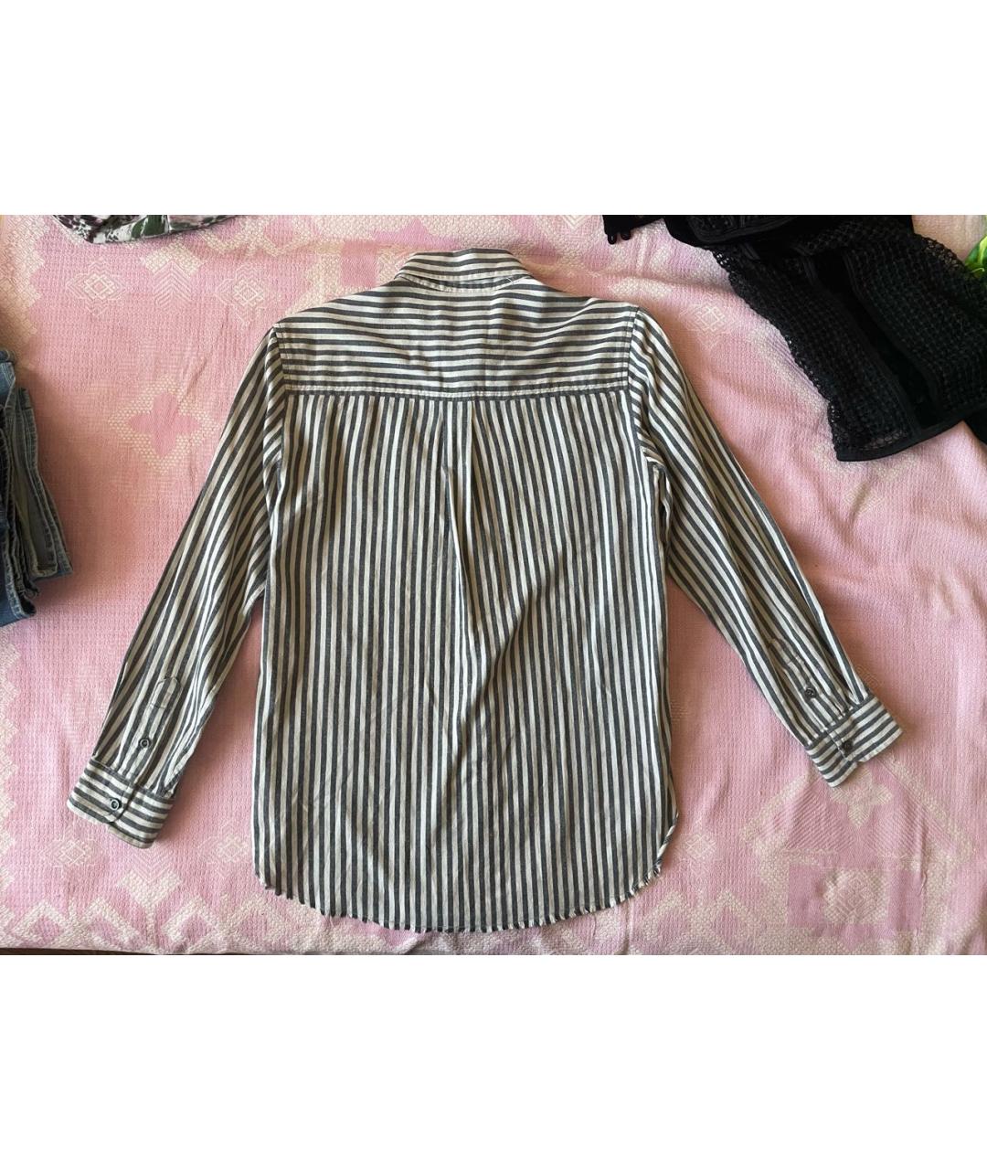 ISABEL MARANT ETOILE Серая хлопковая рубашка, фото 2