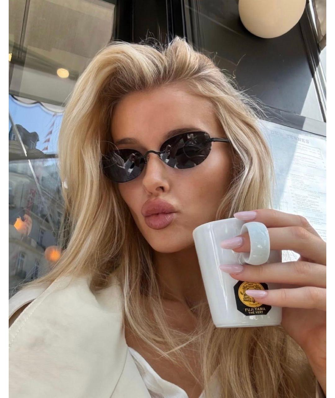 Vehla Черные металлические солнцезащитные очки, фото 7