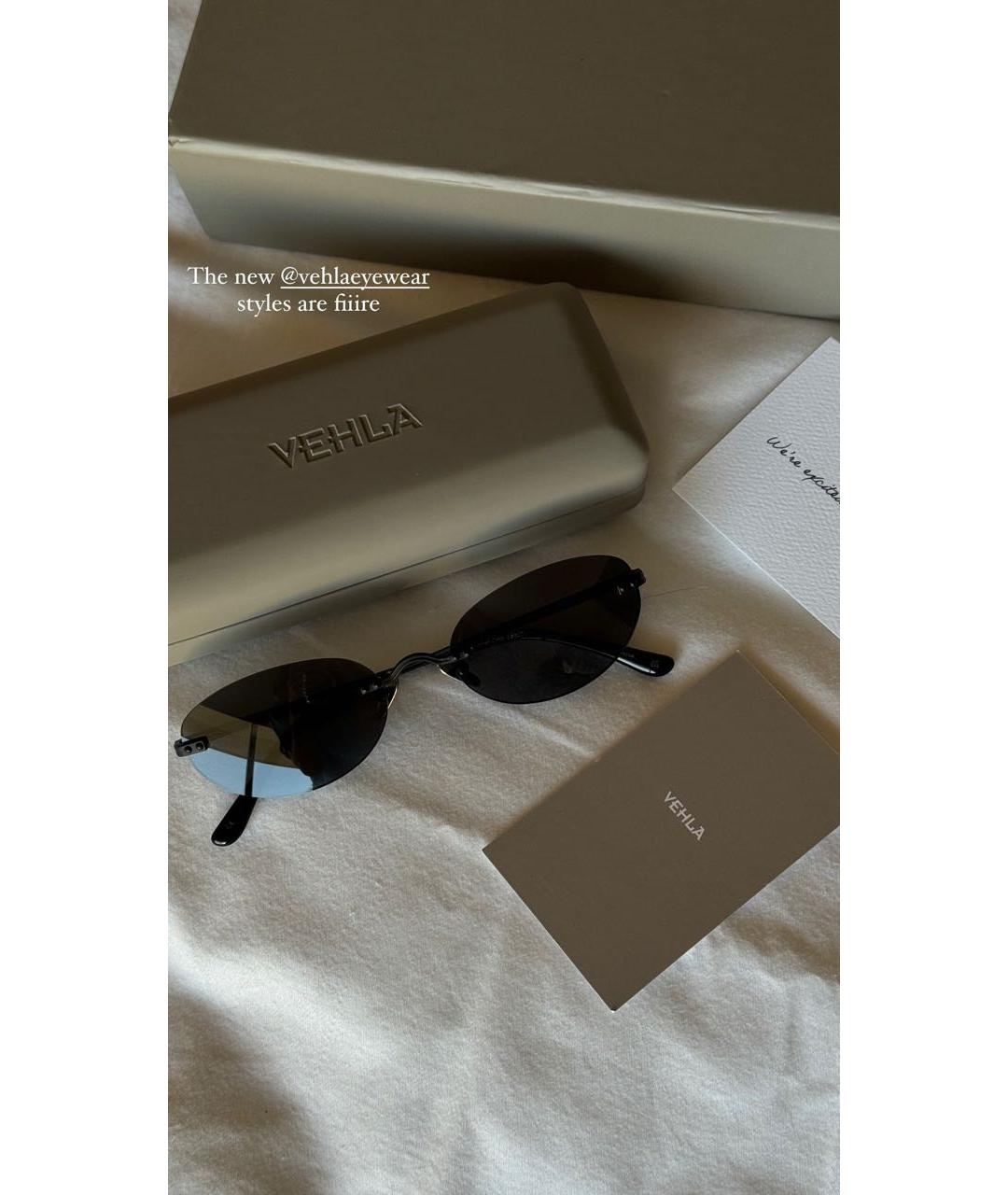 Vehla Черные металлические солнцезащитные очки, фото 5