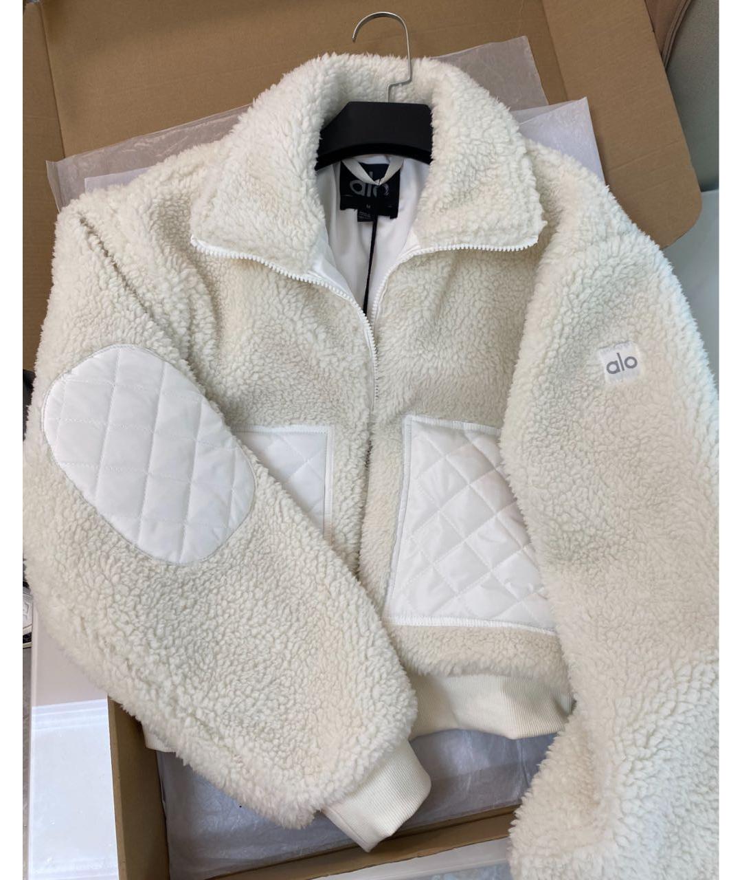 ALO YOGA Белая куртка, фото 4