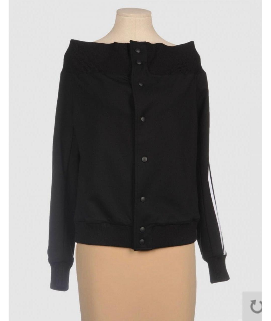 ADIDAS Черная вискозная спортивная куртка, фото 7