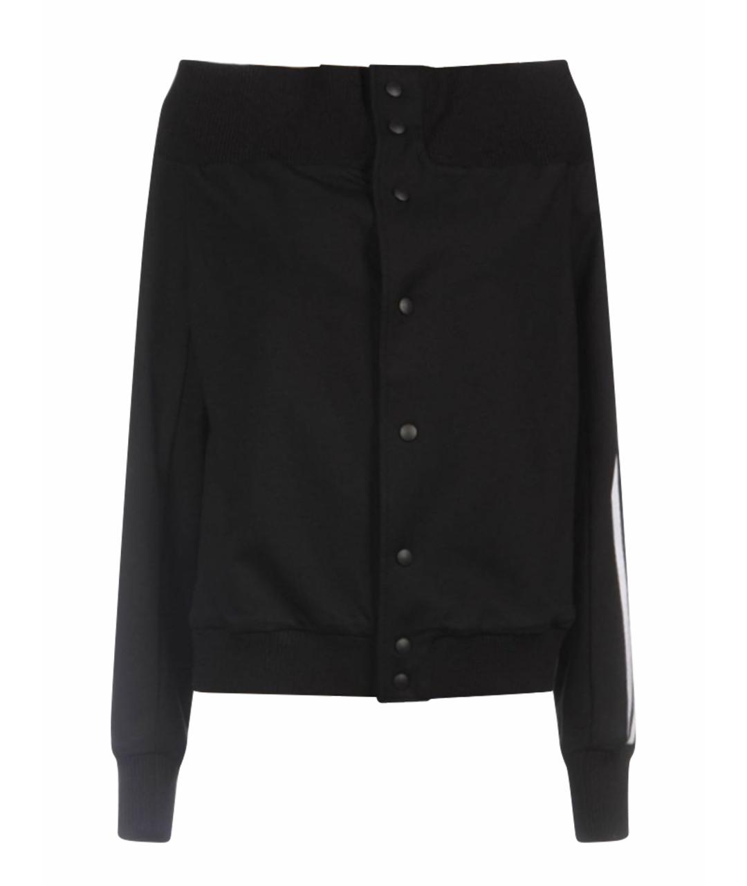 ADIDAS Черная вискозная спортивная куртка, фото 1