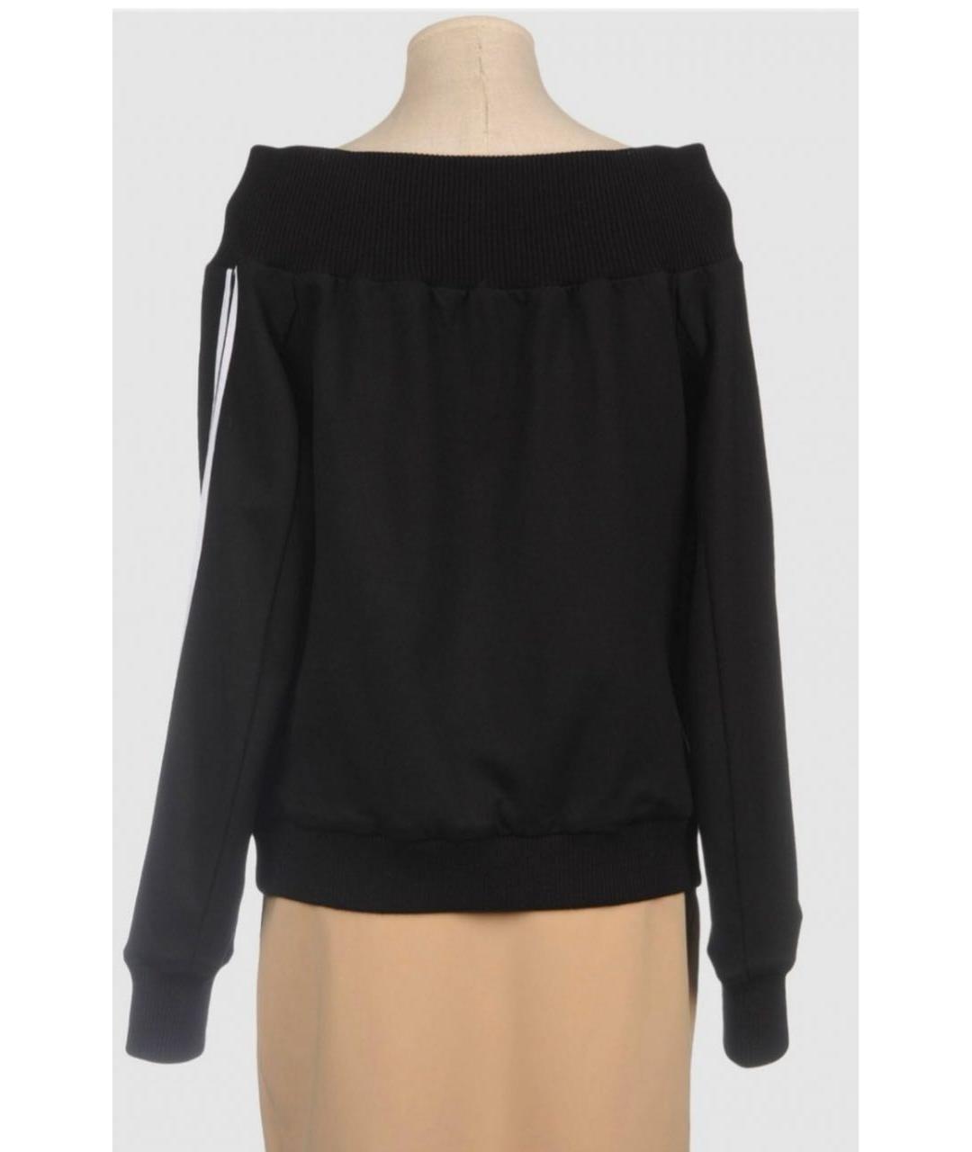 ADIDAS Черная вискозная спортивная куртка, фото 2