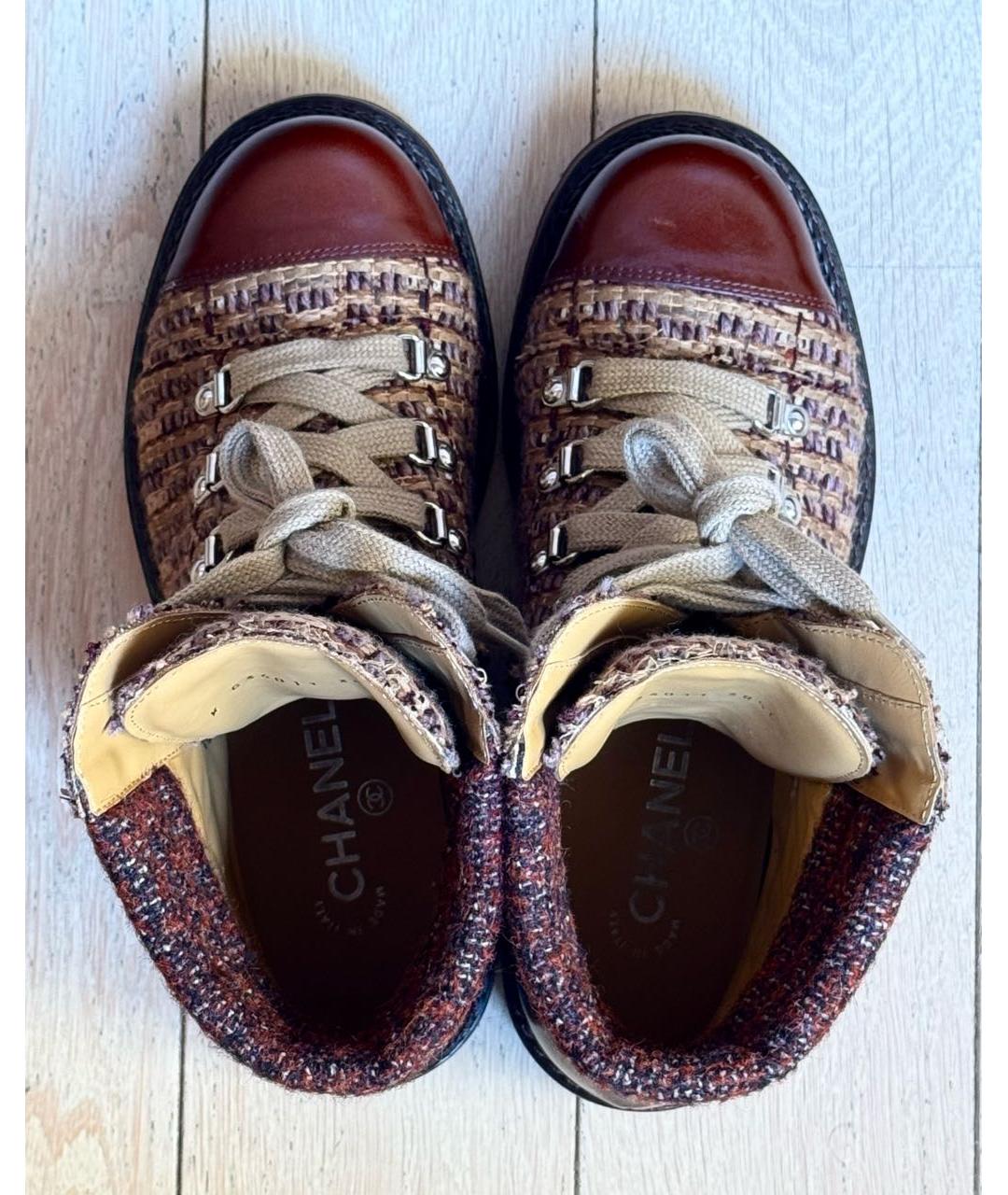 CHANEL Мульти кожаные ботинки, фото 3