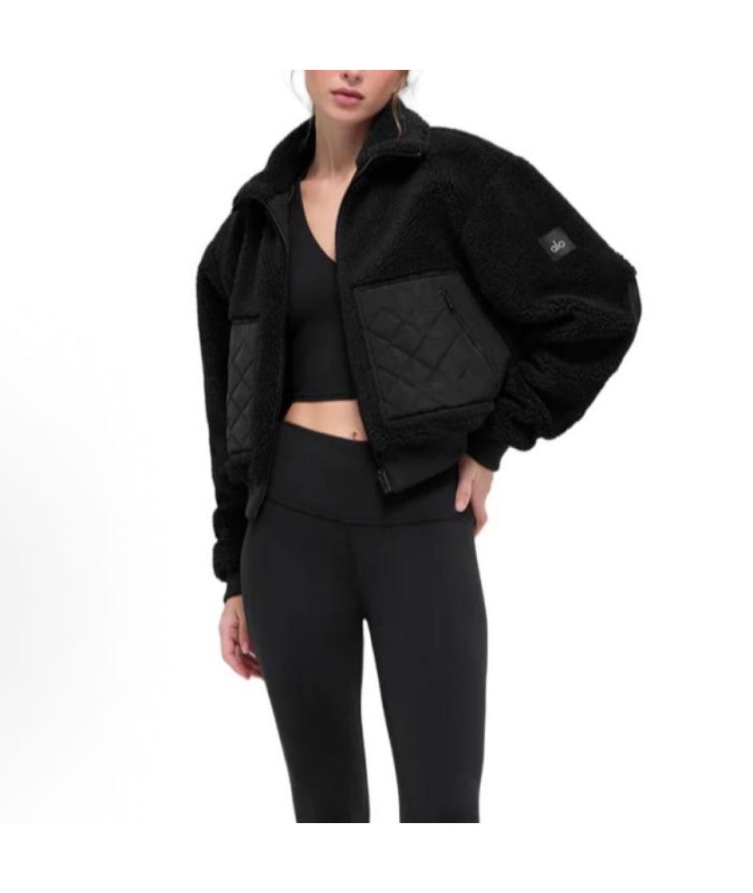 ALO YOGA Черная куртка, фото 2