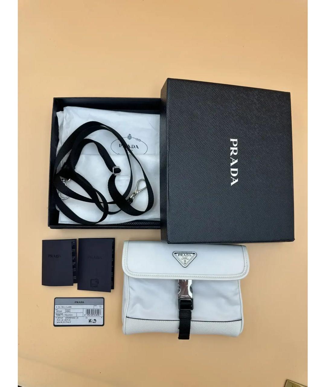 PRADA Белая сумка на плечо, фото 3