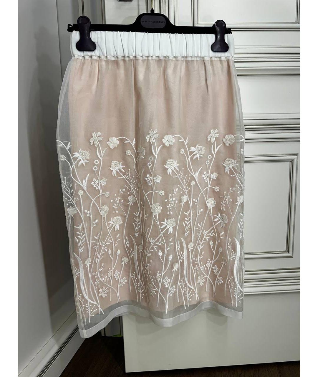 P.A.R.O.S.H. Бежевая юбка миди, фото 2