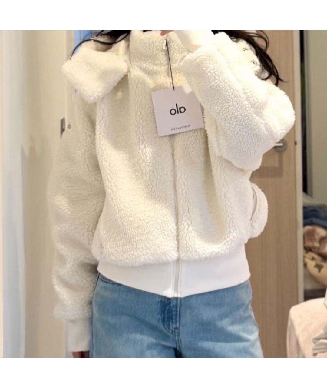 ALO YOGA Белая куртка, фото 6