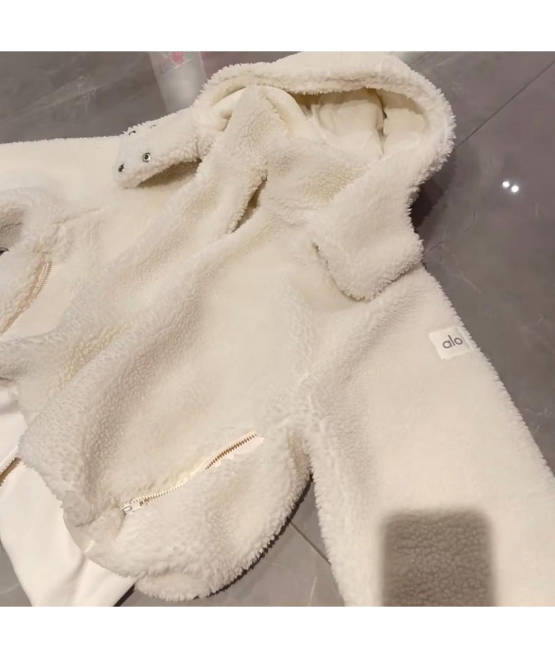 ALO YOGA Белая куртка, фото 7