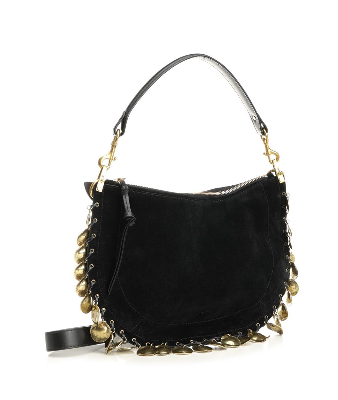 ISABEL MARANT Черная замшевая сумка через плечо, фото 2