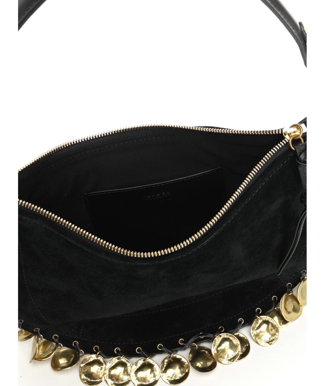 ISABEL MARANT Черная замшевая сумка через плечо, фото 4