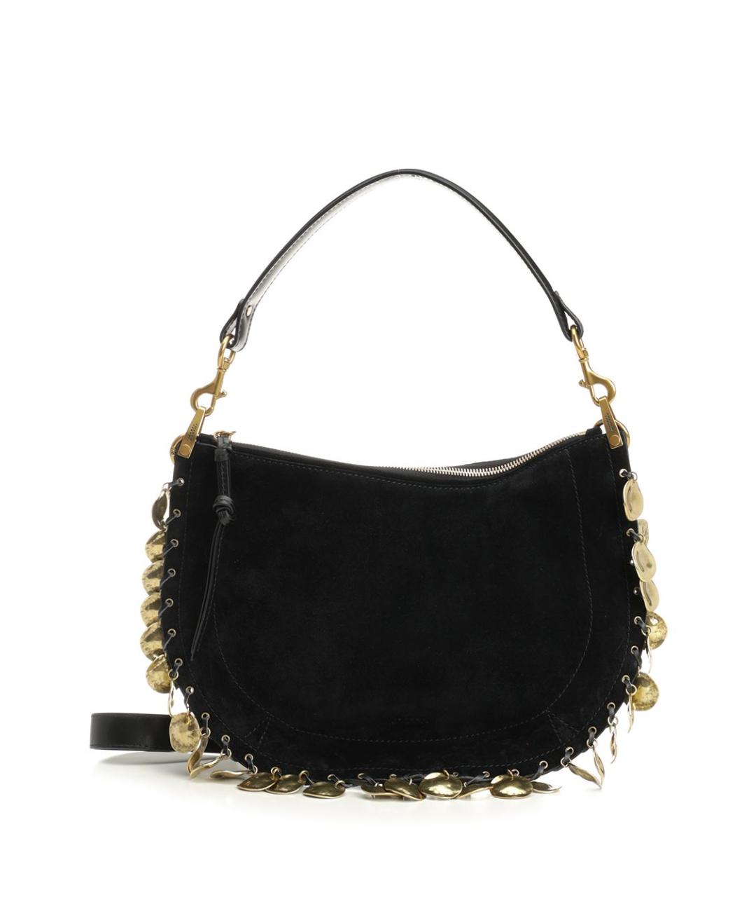 ISABEL MARANT Черная замшевая сумка через плечо, фото 1