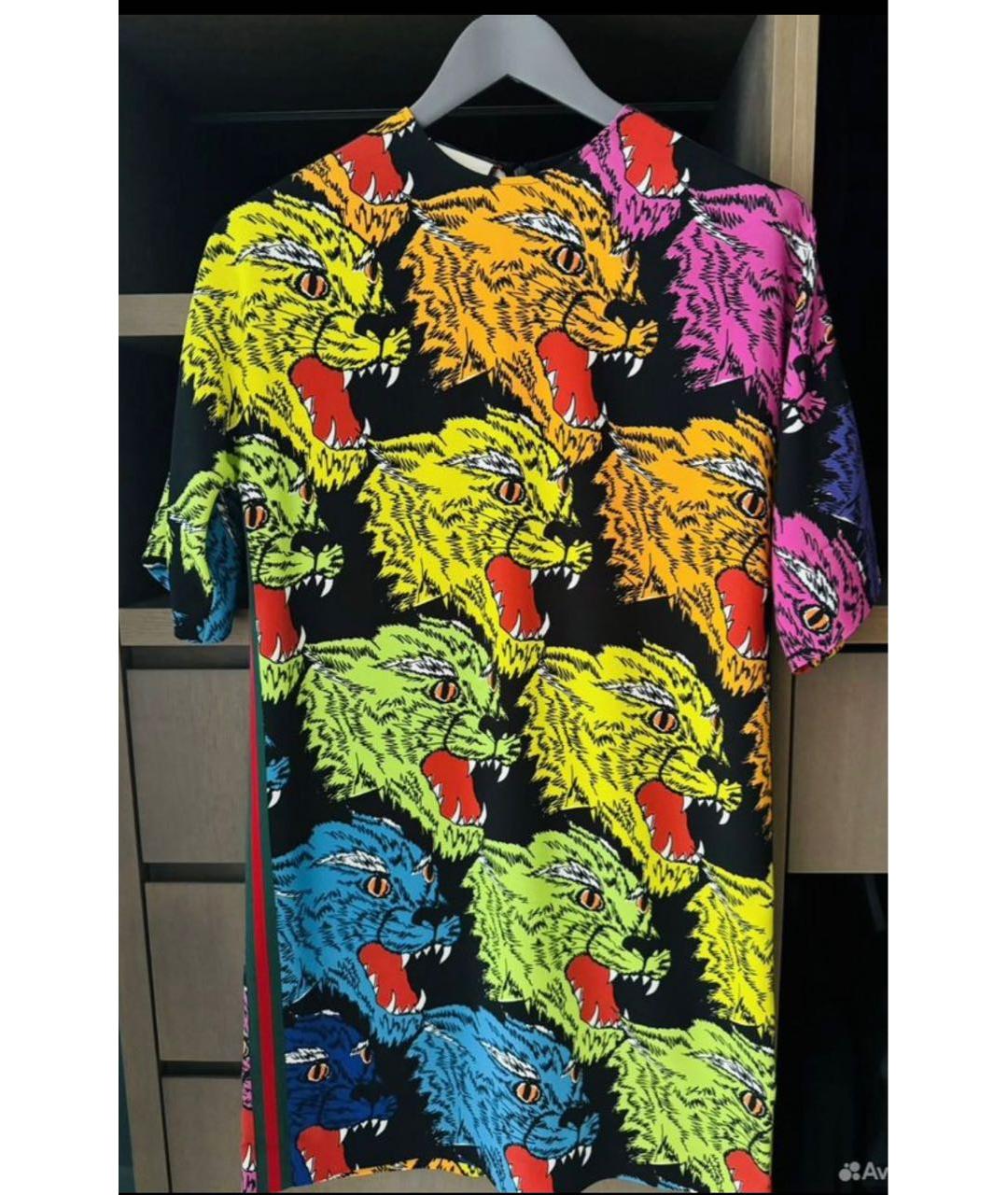 GUCCI Вискозное повседневное платье, фото 9