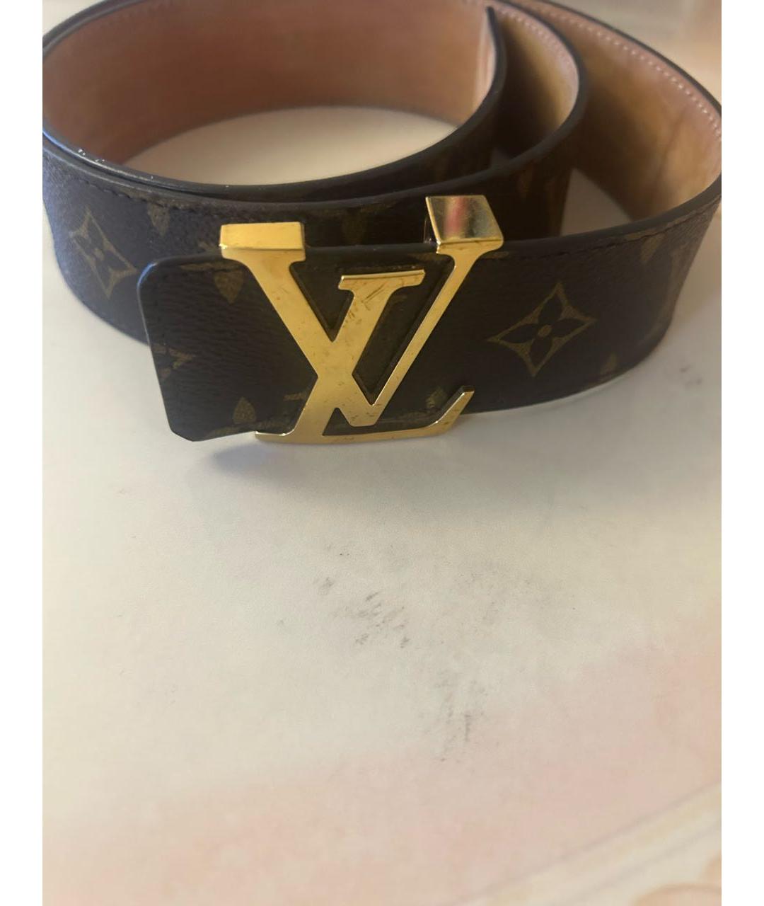 LOUIS VUITTON Коричневый ремень, фото 2