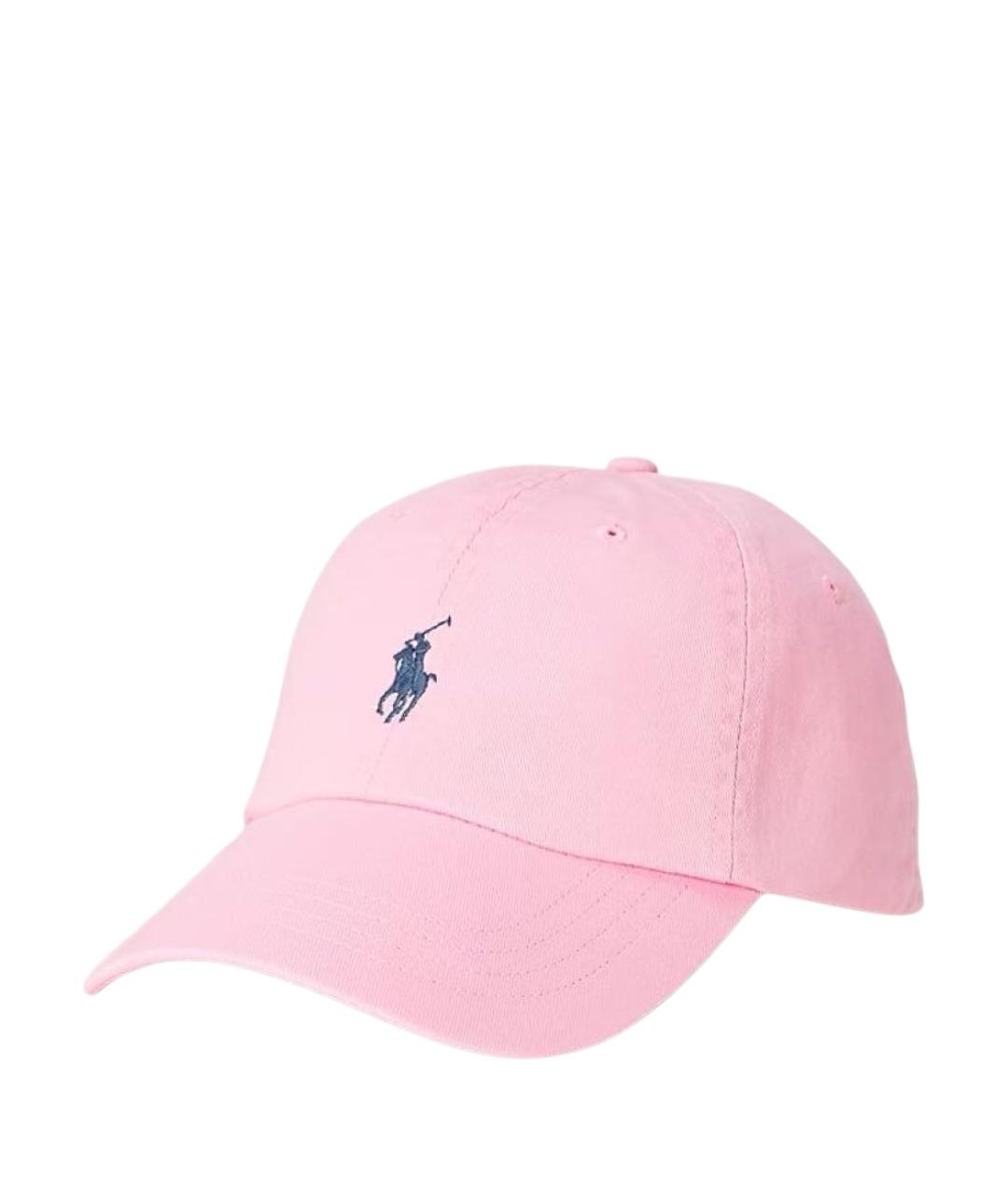 POLO RALPH LAUREN Розовая хлопковая кепка, фото 1
