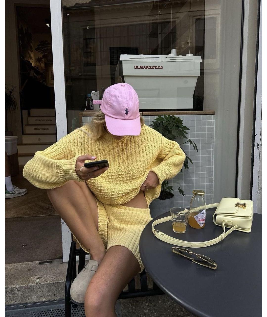 POLO RALPH LAUREN Розовая хлопковая кепка, фото 8