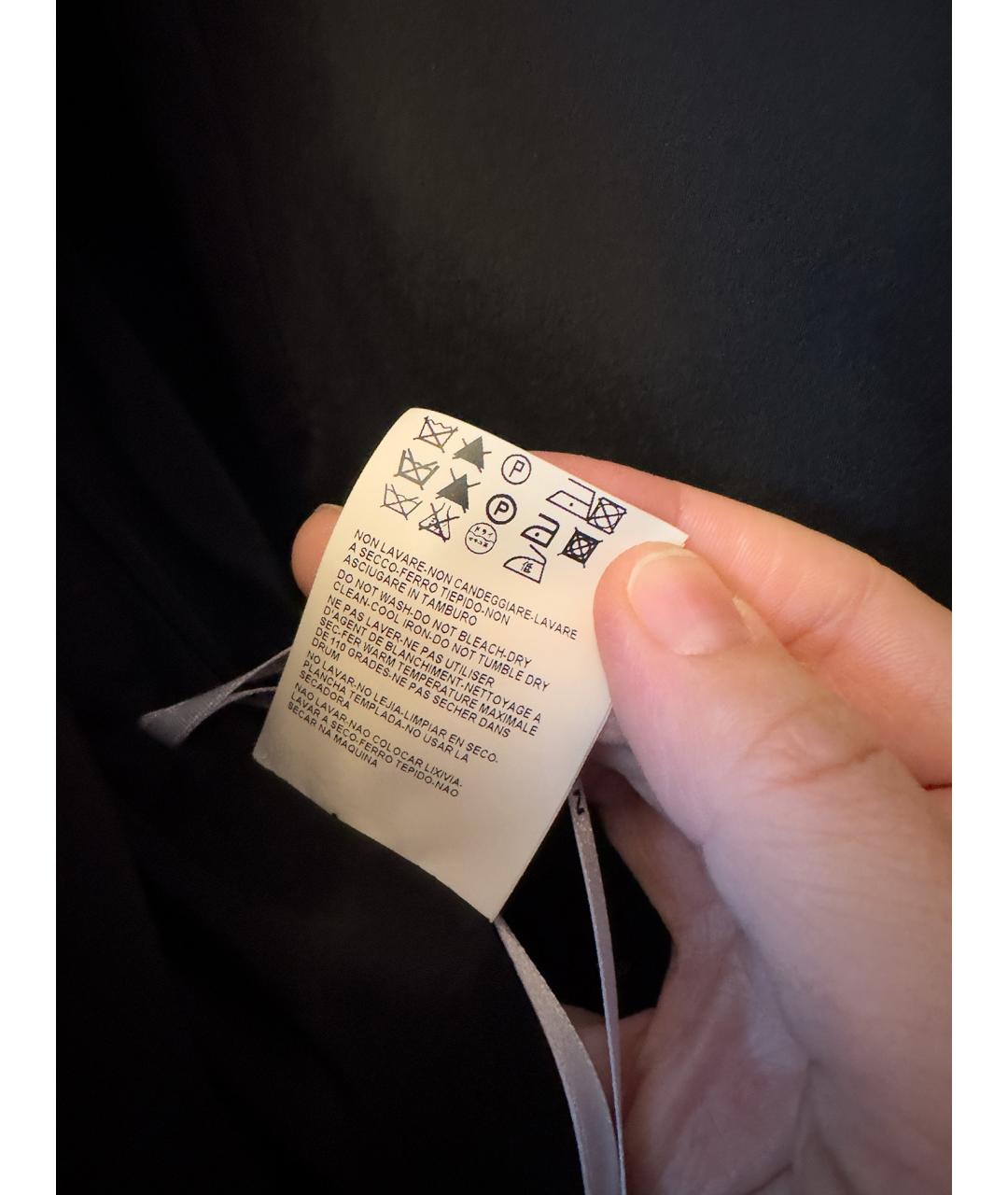 VERSACE COLLECTION Синее хлопковое повседневное платье, фото 5