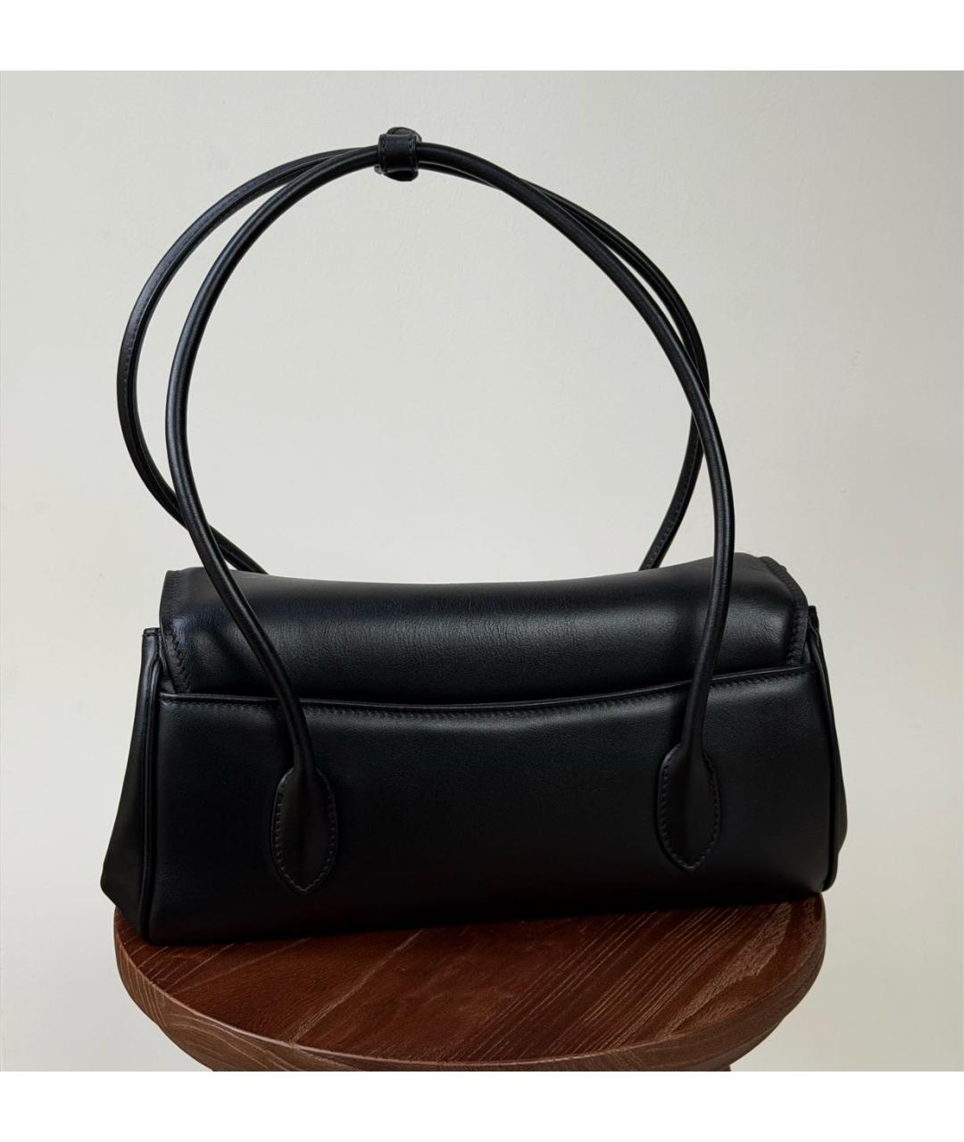 MIU MIU Черная кожаная сумка через плечо, фото 4