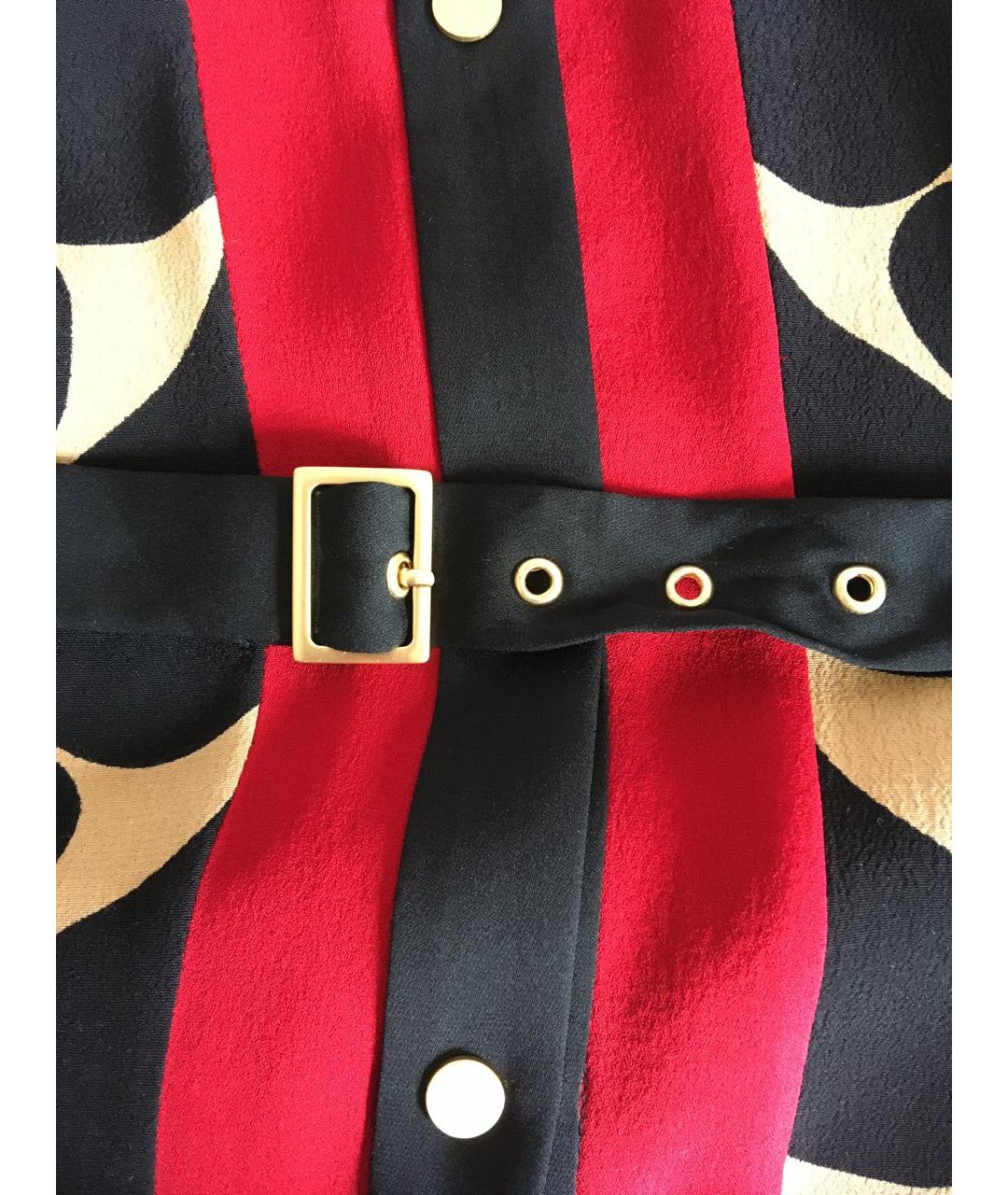 DIANE VON FURSTENBERG Черное шелковое повседневное платье, фото 6