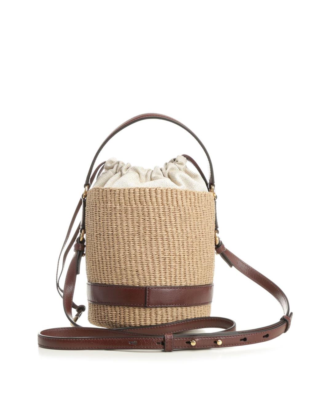 CHLOE Бежевая пелетеная сумка через плечо, фото 3