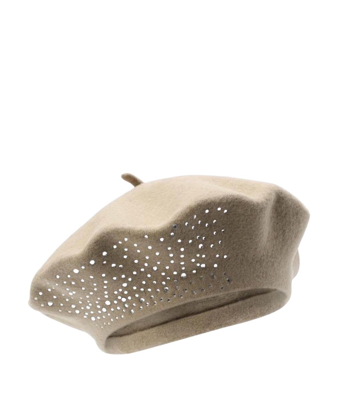 BILANCIONI Бежевая шапка, фото 1