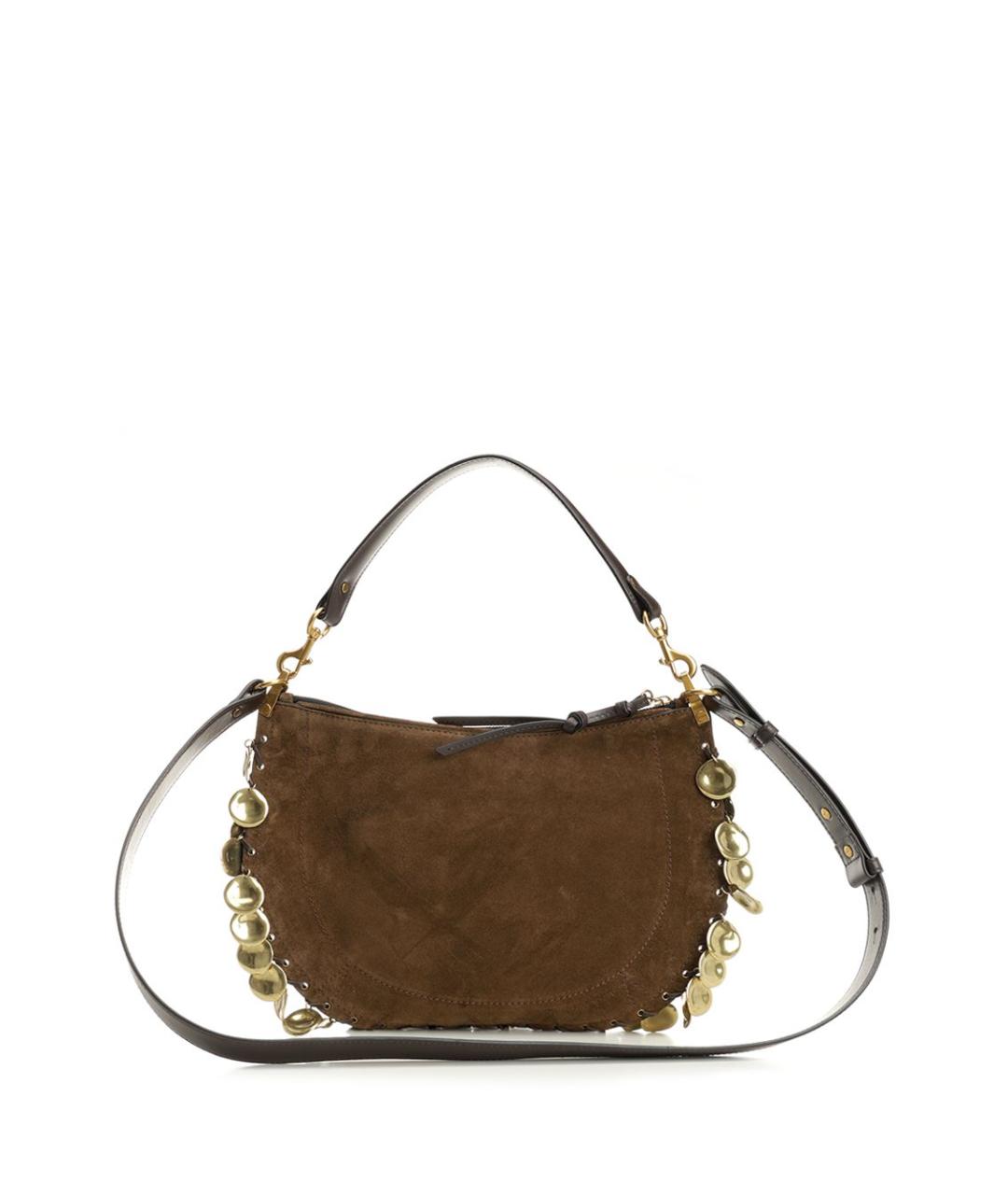 ISABEL MARANT Коричневая замшевая сумка через плечо, фото 3