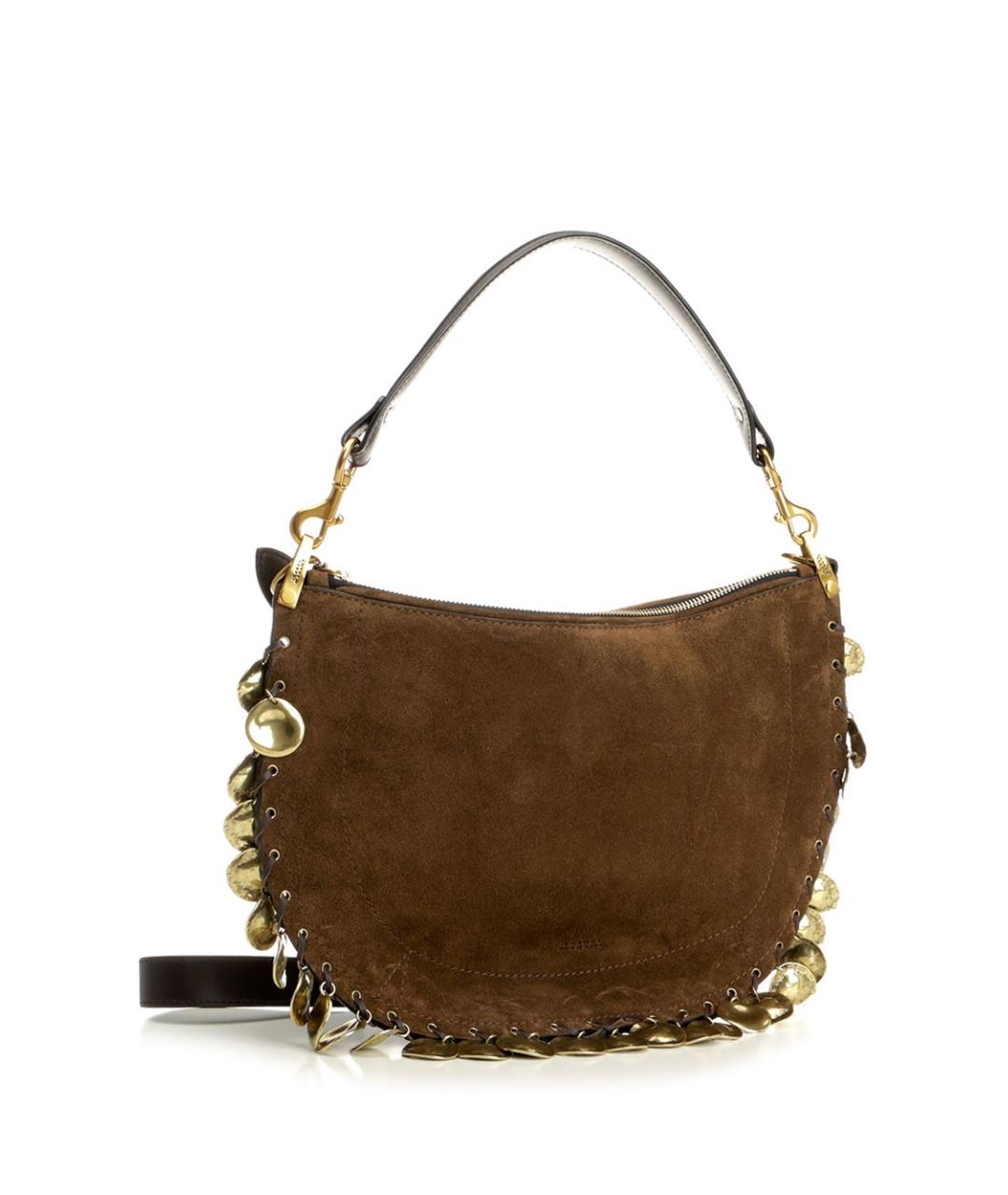 ISABEL MARANT Коричневая замшевая сумка через плечо, фото 2