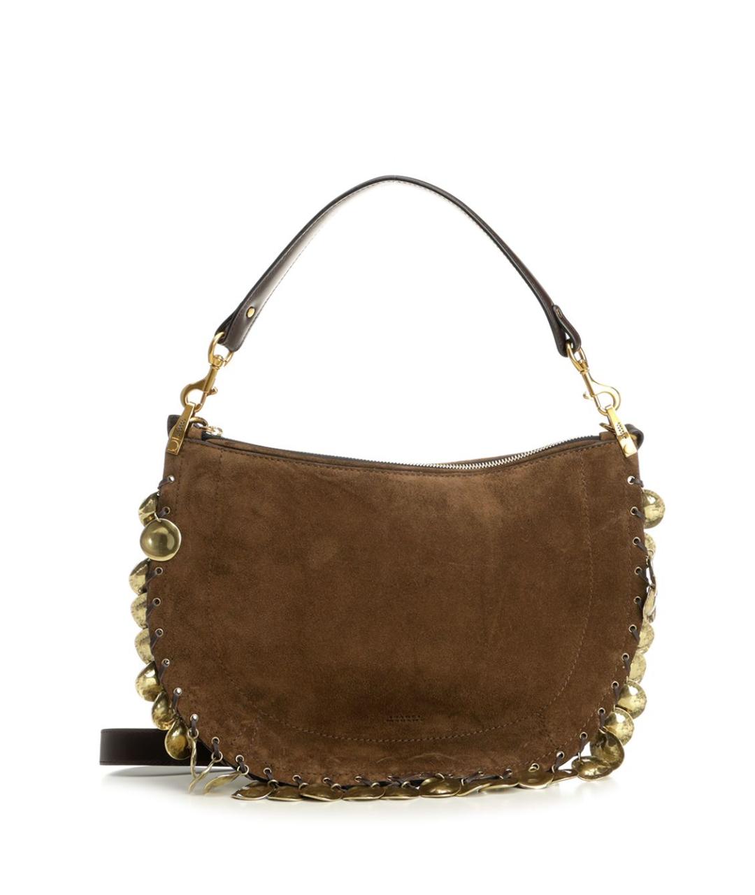ISABEL MARANT Коричневая замшевая сумка через плечо, фото 1