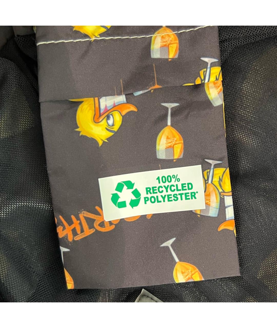 MC2 SAINT BARTH Черные полиэстеровые шорты, фото 6