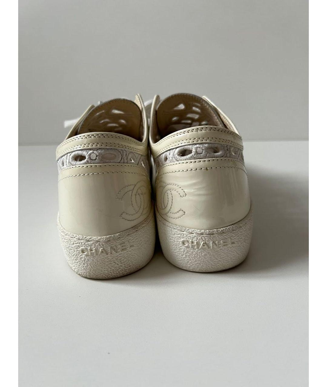 CHANEL Белые кеды, фото 4